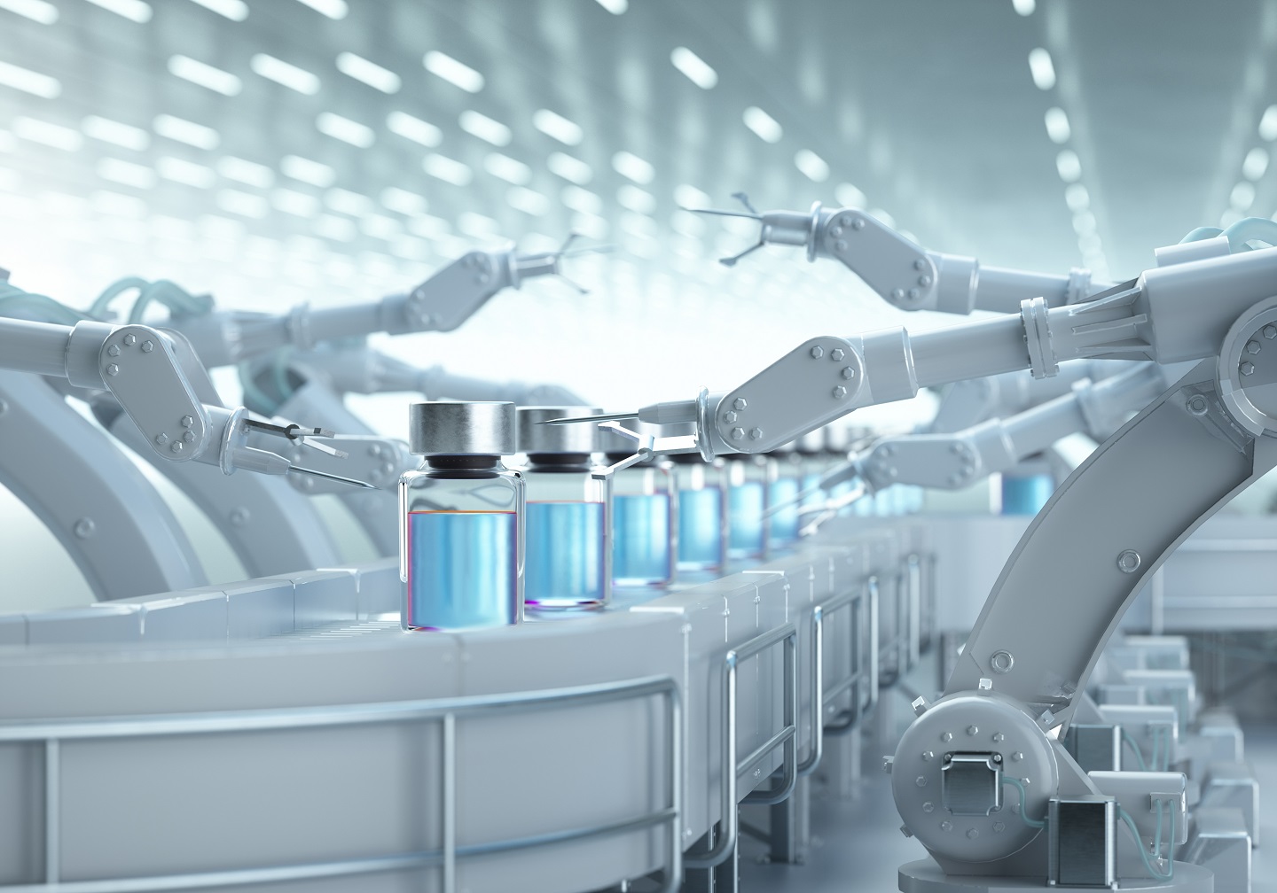 Robots in factory